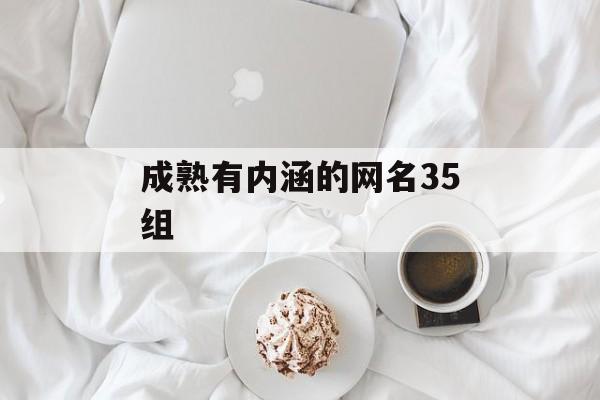 成熟有内涵的网名35组