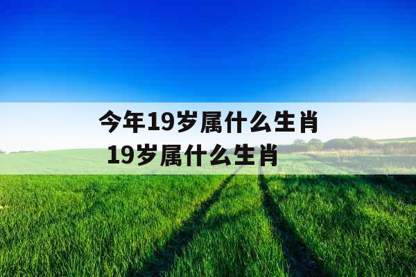 今年19岁属什么生肖 19岁属什么生肖