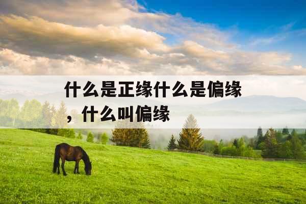 什么是正缘什么是偏缘,什么叫偏缘 什么是正缘什么是偏缘,什么叫偏缘