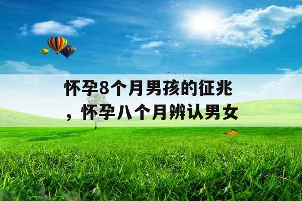 怀孕8个月男孩的征兆,怀孕八个月辨认男女 怀孕8个月男孩的征兆,怀孕八个月辨认男女