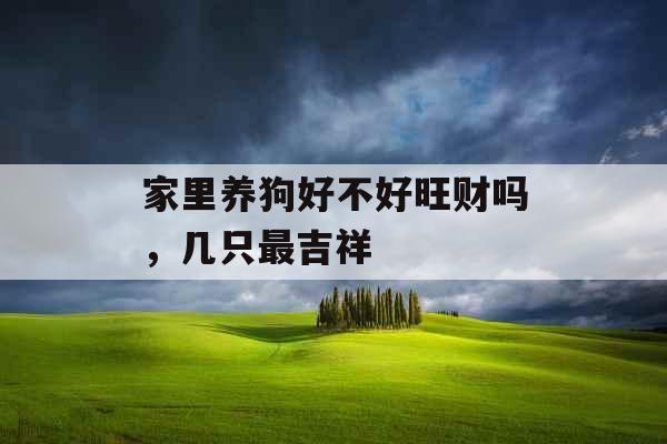 家里养狗好不好旺财吗,几只最吉祥 家里养狗好不好旺财吗,几只最吉祥