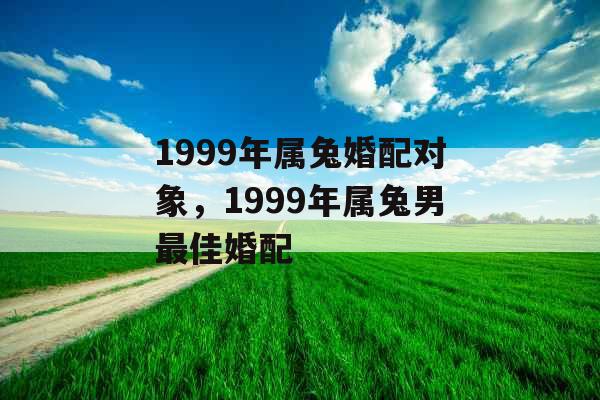 1999年属兔婚配对象，1999年属兔男最佳婚配