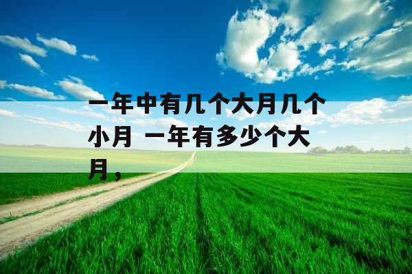 一年中有几个大月几个小月 一年有多少个大月，