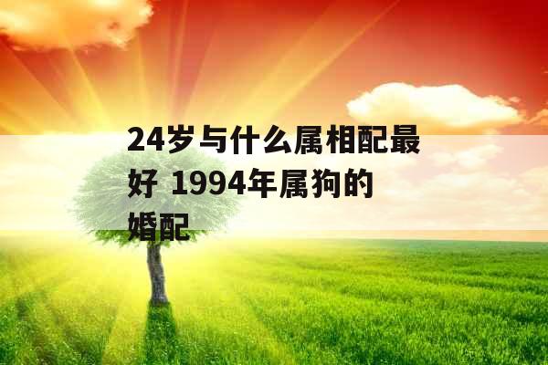 24岁与什么属相配最好 1994年属狗的婚配 24岁与什么属相配最好 1994年属狗的婚配