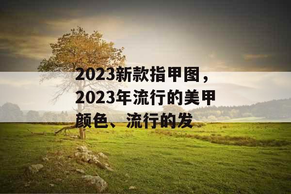 2023新款指甲图,2023年流行的美甲颜色、流行的发 2023新款指甲图,2023年流行的美甲颜色、流行的发