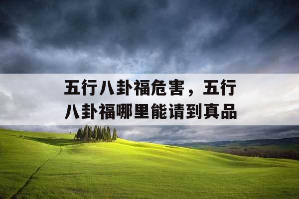 五行八卦福危害,五行八卦福哪里能请到真品
