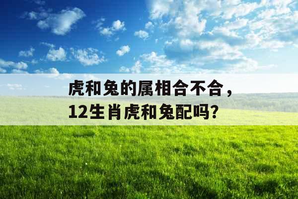 虎和兔的属相合不合，12生肖虎和兔配吗？
