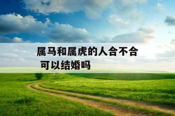 属马和属虎的人合不合 可以结婚吗