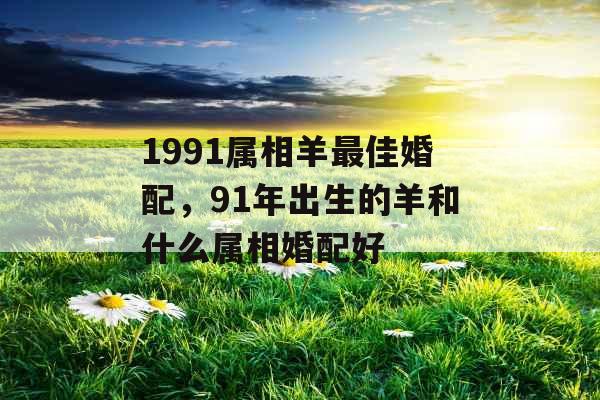 1991属相羊最佳婚配，91年出生的羊和什么属相婚配好