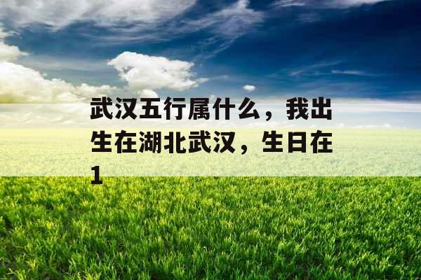 武汉五行属什么,我出生在湖北武汉,生日在1 武汉五行属什么,我出生在湖北武汉,生日在1