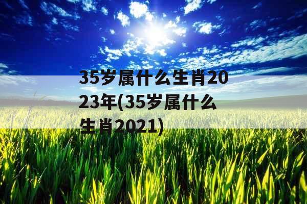35岁属什么生肖2023年(35岁属什么生肖2021) 35岁属什么生肖2023年(35岁属什么生肖2021)