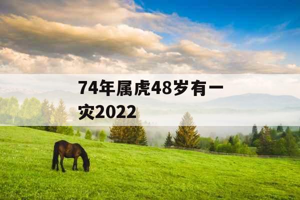 74年属虎48岁有一灾2022