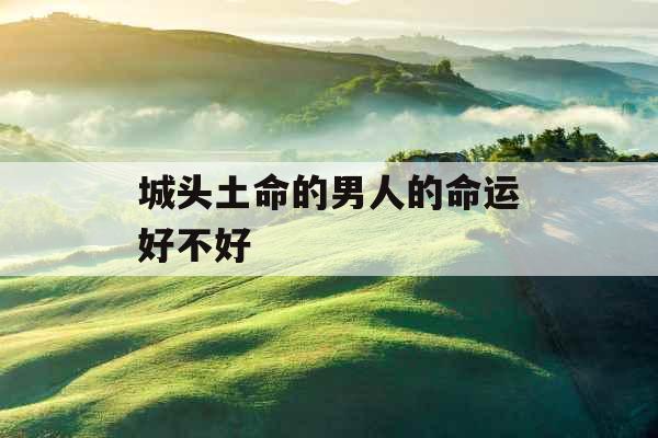 城头土命的男人的命运好不好