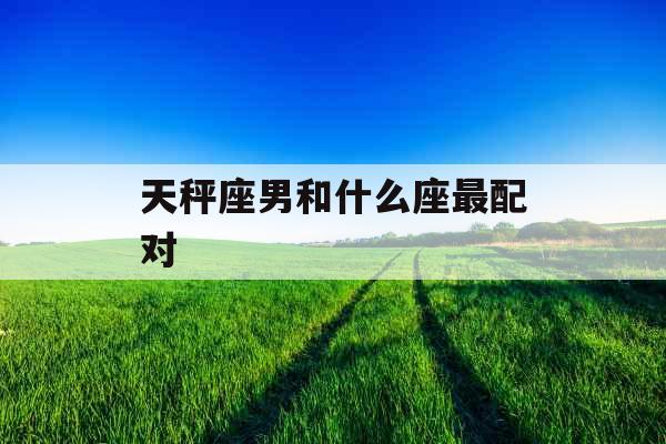 天秤座男和什么座最配对