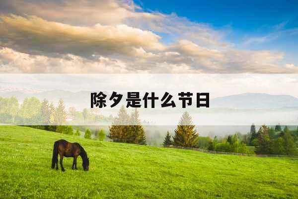 除夕是什么节日