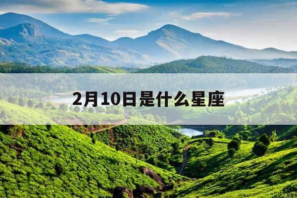 2月10日是什么星座