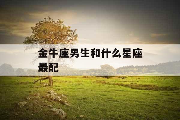 金牛座男生和什么星座最配