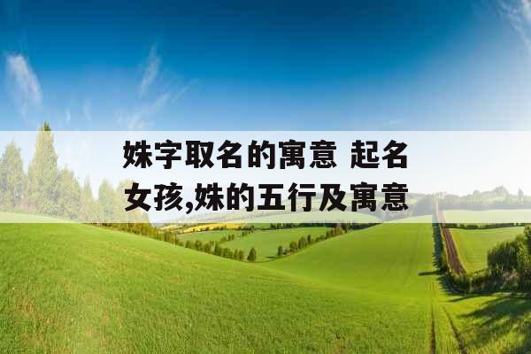 姝字取名的寓意 起名女孩,姝的五行及寓意