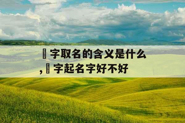 赟字取名的含义是什么,赟字起名字好不好 赟字取名的含义是什么,赟字起名字好不好