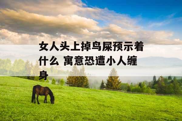 女人头上掉鸟屎预示着什么 寓意恐遭小人缠身