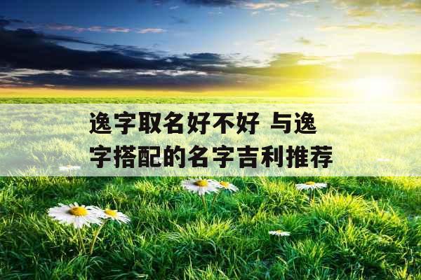 逸字取名好不好 与逸字搭配的名字吉利推荐