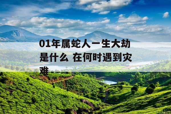 01年属蛇人一生大劫是什么 在何时遇到灾难