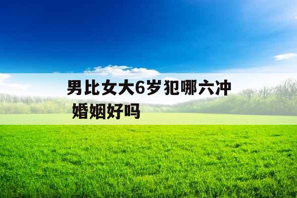 男比女大6岁犯哪六冲 婚姻好吗