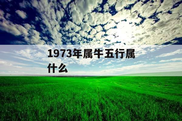 1973年属牛五行属什么 1973年属牛五行属什么