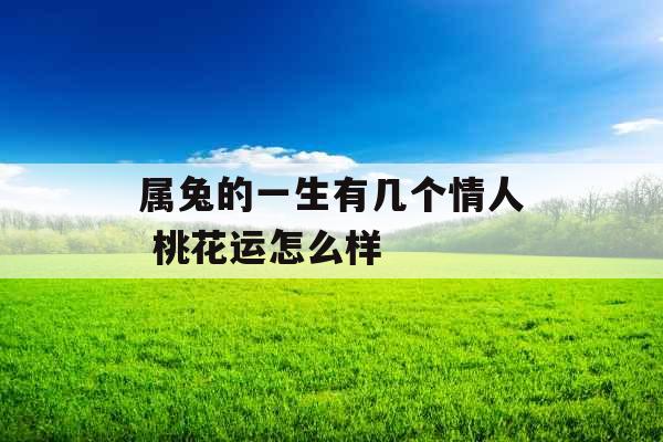 属兔的一生有几个情人 桃花运怎么样