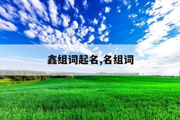 鑫组词起名,名组词 鑫组词起名,名组词