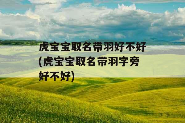 虎宝宝取名带羽好不好(虎宝宝取名带羽字旁好不好)