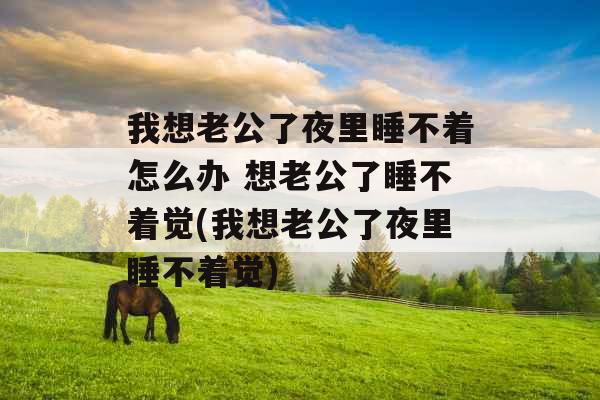 我想老公了夜里睡不着怎么办 想老公了睡不着觉(我想老公了夜里睡不着觉)