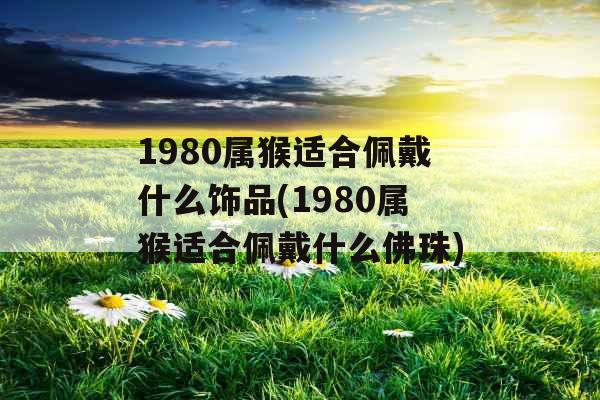 1980属猴适合佩戴什么饰品(1980属猴适合佩戴什么佛珠)