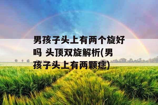 男孩子头上有两个旋好吗 头顶双旋解析(男孩子头上有两颗痣)