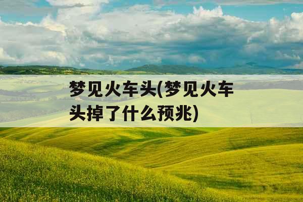 梦见火车头(梦见火车头掉了什么预兆) 梦见火车头(梦见火车头掉了什么预兆)