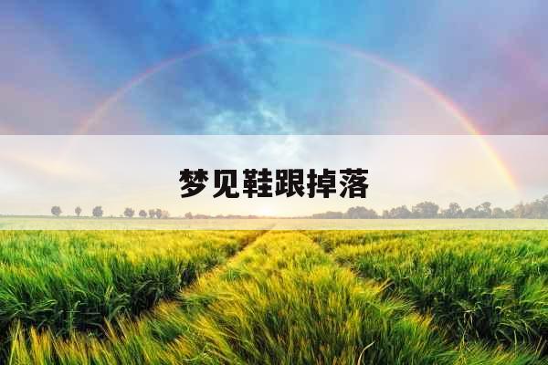 梦见鞋跟掉落 梦见鞋跟掉落