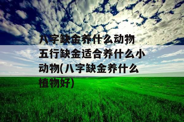八字缺金养什么动物 五行缺金适合养什么小动物(八字缺金养什么植物好)