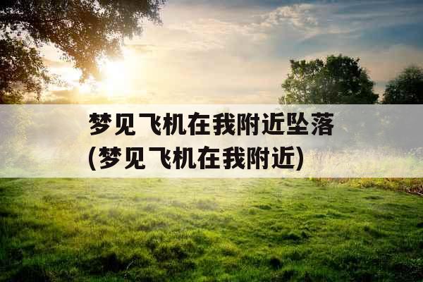 梦见飞机在我附近坠落(梦见飞机在我附近) 梦见飞机在我附近坠落(梦见飞机在我附近)