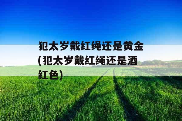 犯太岁戴红绳还是黄金(犯太岁戴红绳还是酒红色)