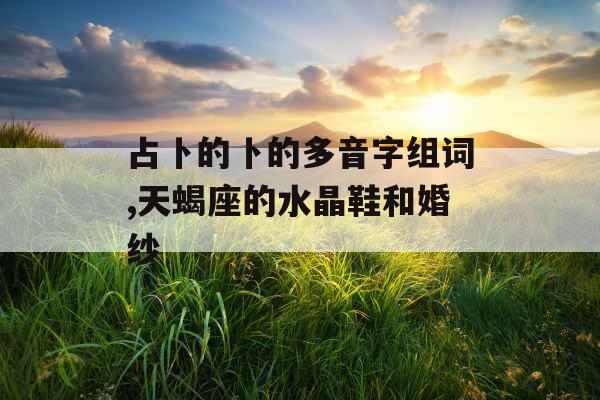 占卜的卜的多音字组词,天蝎座的水晶鞋和婚纱 占卜的卜的多音字组词,天蝎座的水晶鞋和婚纱