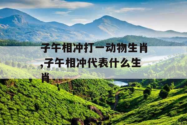 子午相冲打一动物生肖,子午相冲代表什么生肖 子午相冲打一动物生肖,子午相冲代表什么生肖