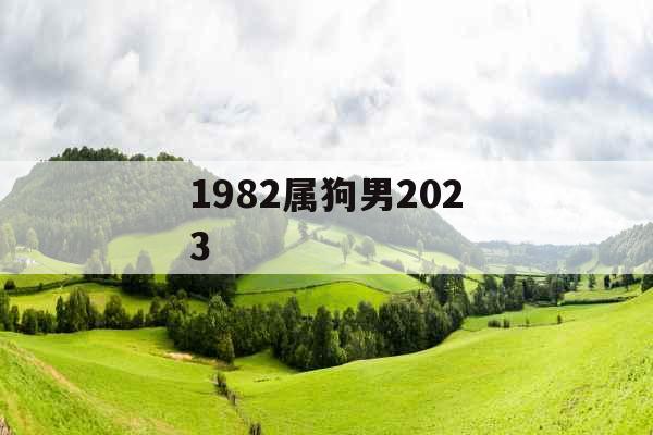 1982属狗男2023