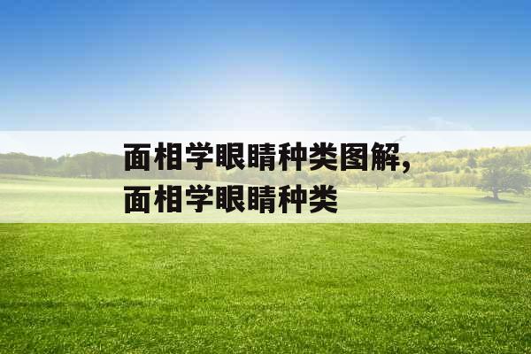 面相学眼睛种类图解,面相学眼睛种类 面相学眼睛种类图解,面相学眼睛种类