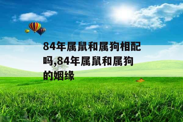 84年属鼠和属狗相配吗,84年属鼠和属狗的姻缘