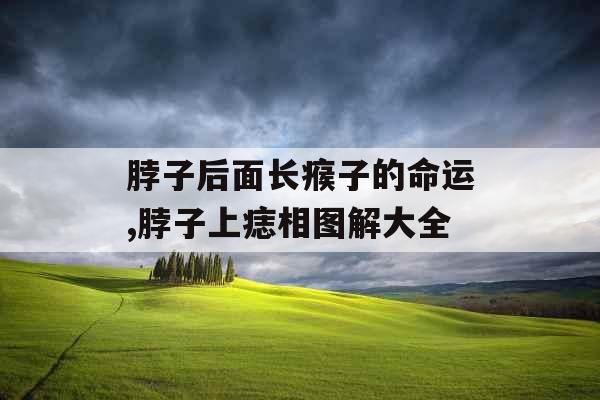 脖子后面长瘊子的命运,脖子上痣相图解大全 脖子后面长瘊子的命运,脖子上痣相图解大全
