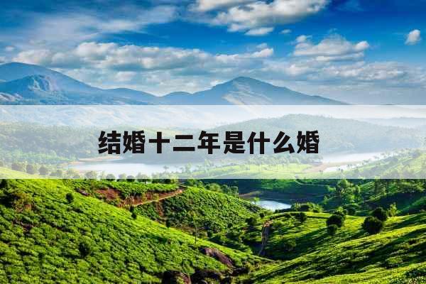结婚十二年是什么婚 