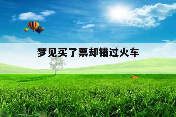 梦见买了票却错过火车 