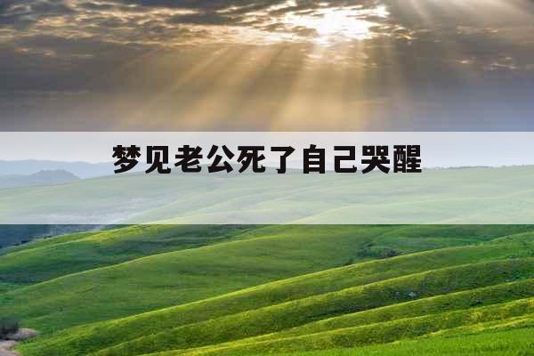 梦见老公死了自己哭醒 