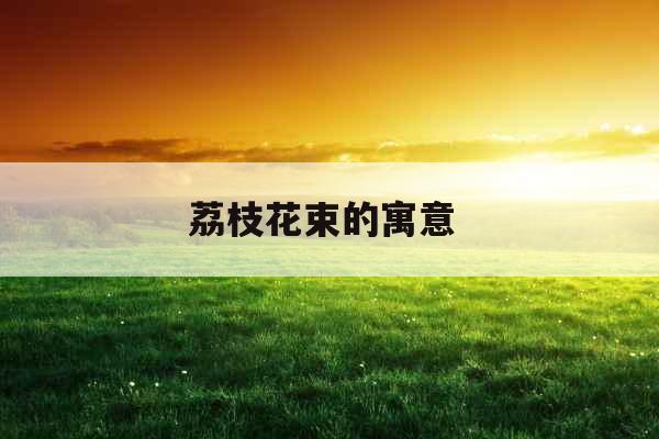 荔枝花束的寓意 