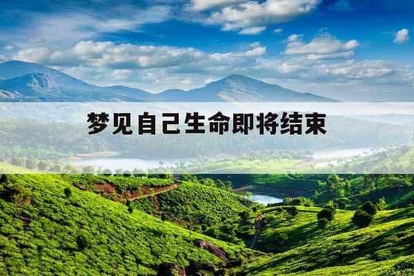 梦见自己生命即将结束 